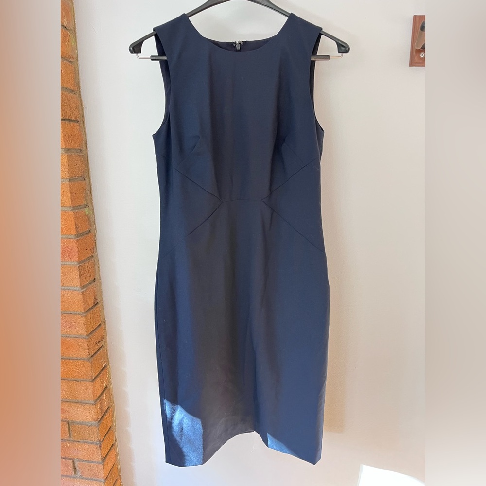 Ann Taylor Midnight Blue Midi Dress